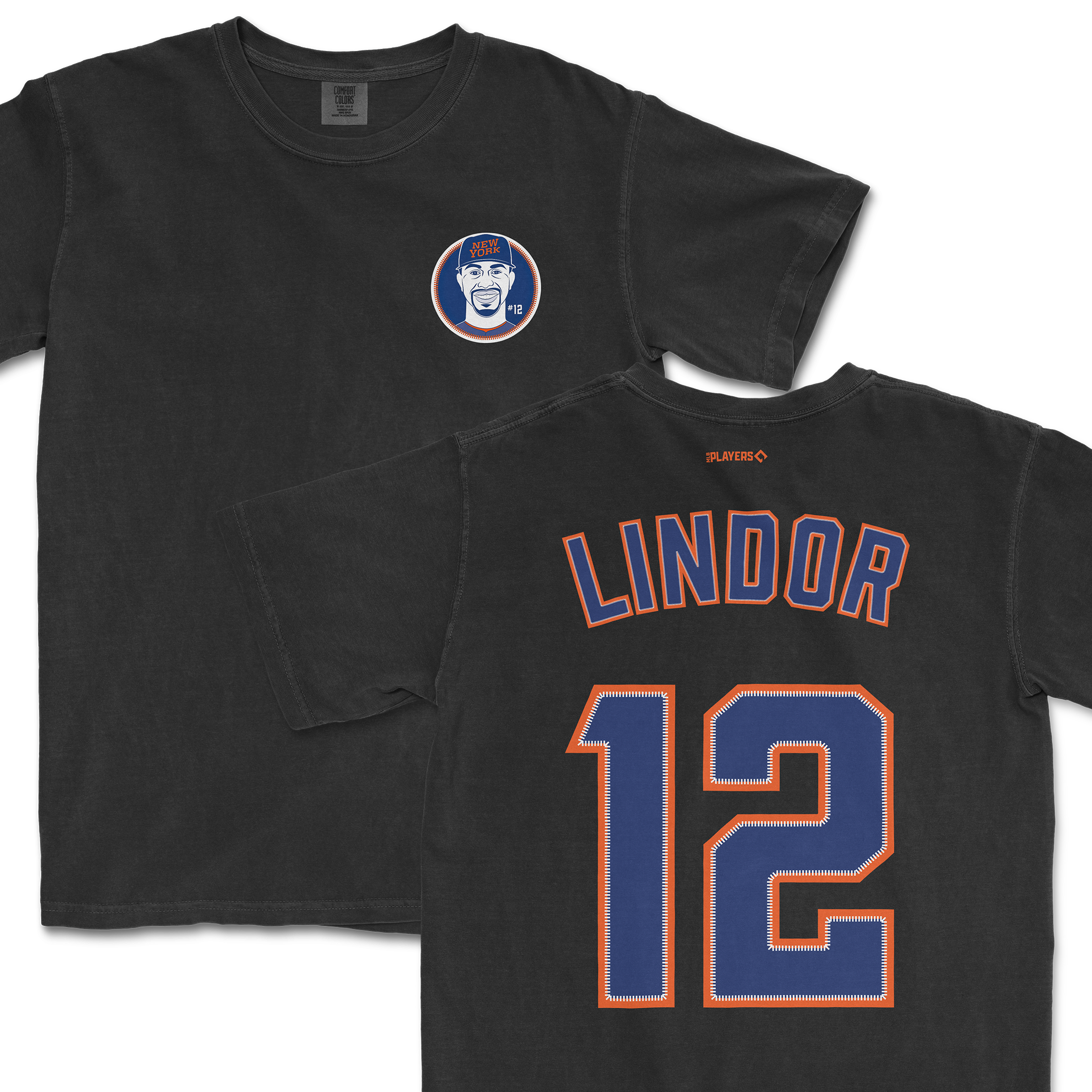 Francisco Lindor Shirsey featuring a front logo and back design with Lindor's name and number 12 in team colors.