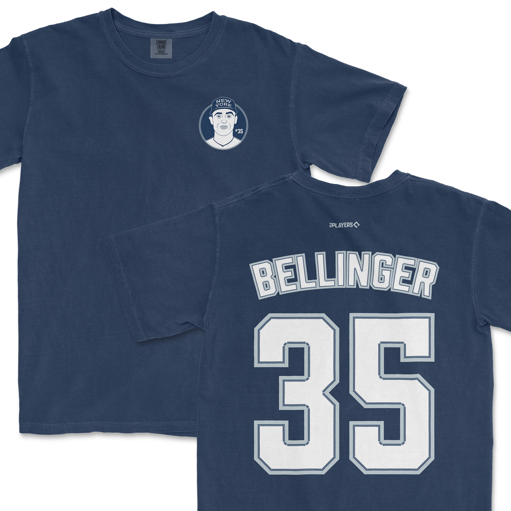 Cody Bellinger Shirsey featuring a front graphic and bold back design with his name and number 35. Perfect for fans.