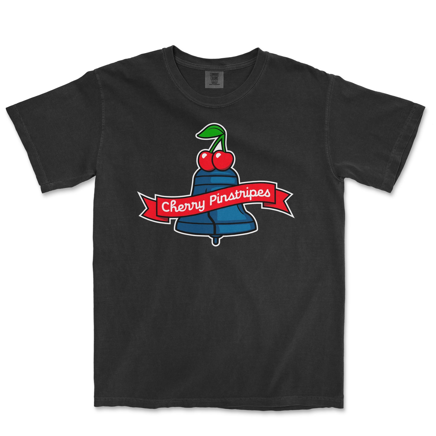 Cherry Pinstripes | T-shirt