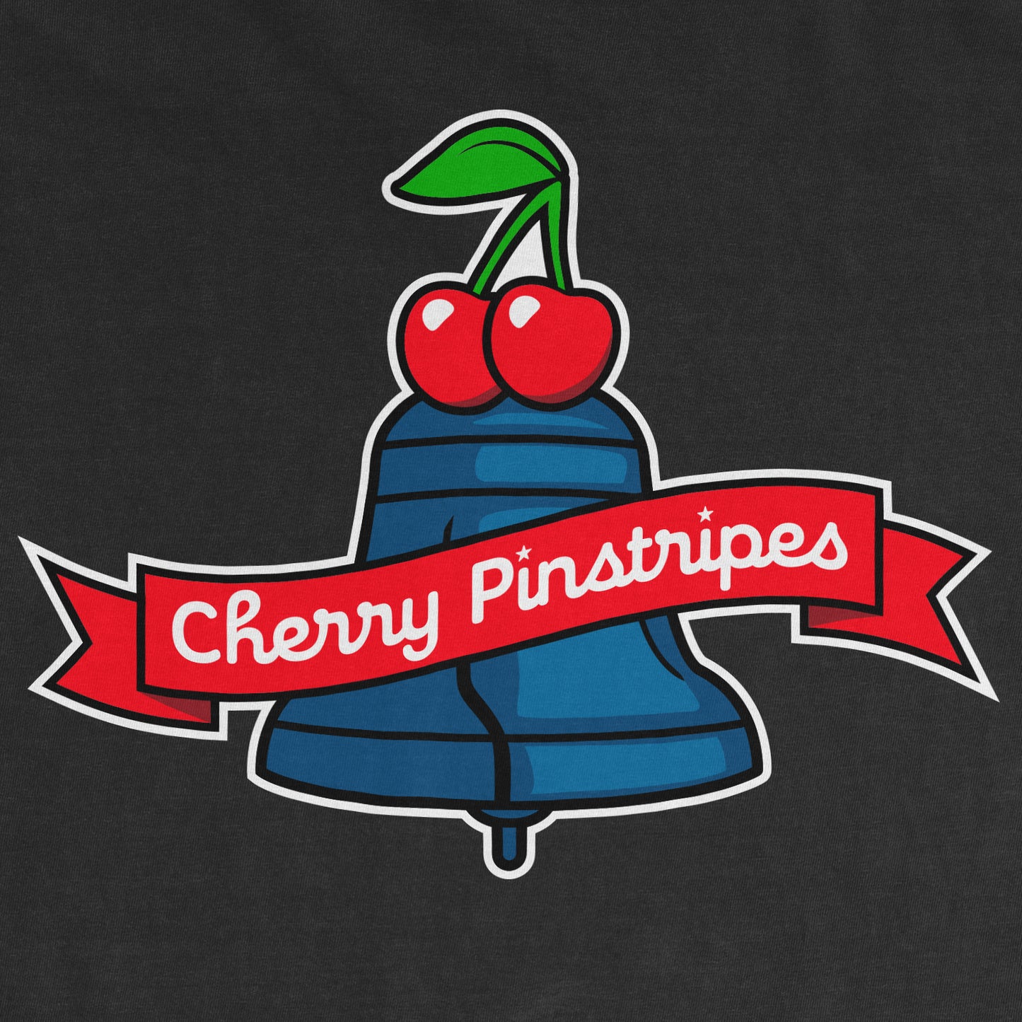 Cherry Pinstripes | T-shirt