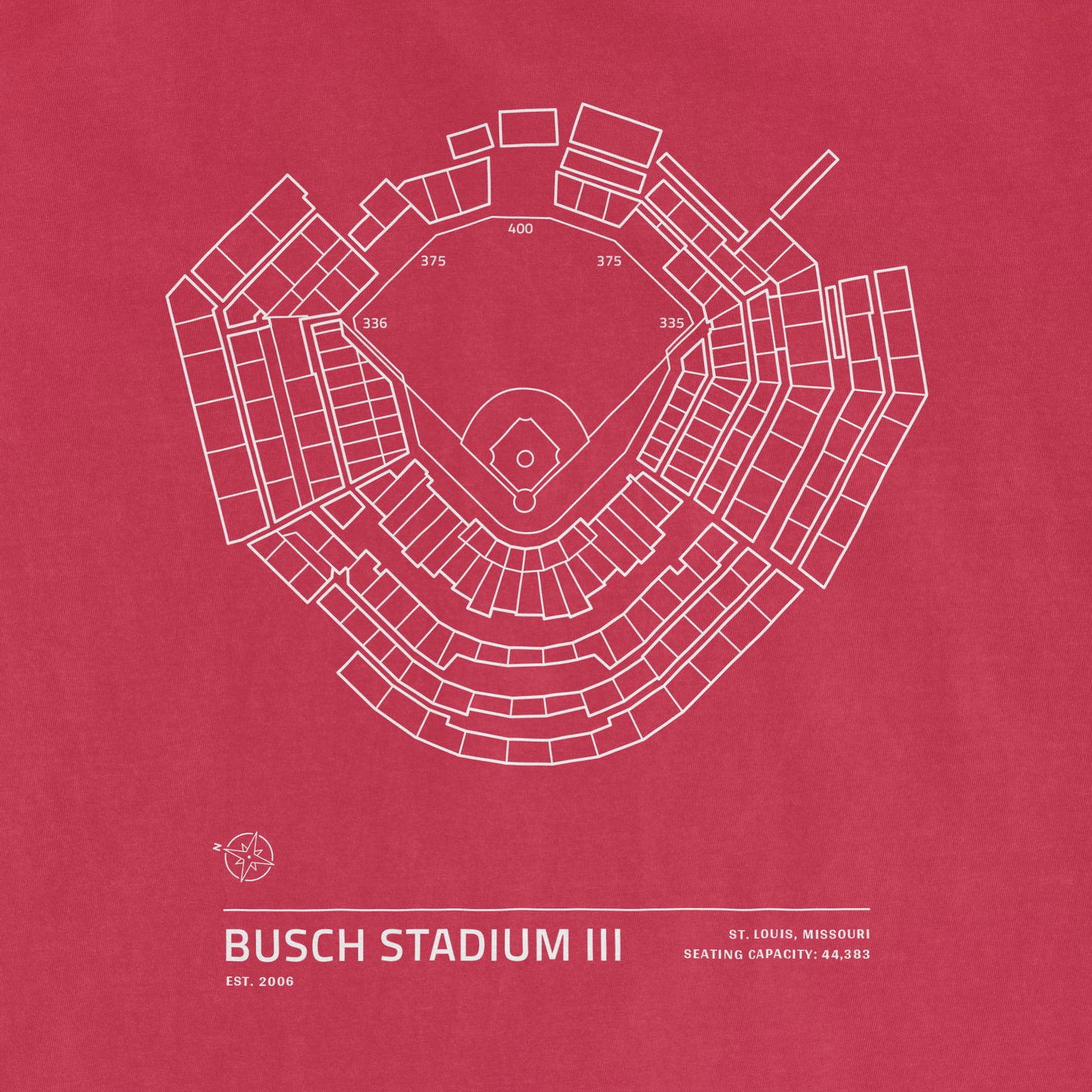 Busch Stadium III - Stadium Collection | Comfort Colors Tee