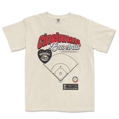 CINCINNATI BASEBALL PRIDE | Comfort Colors Vintage Tee