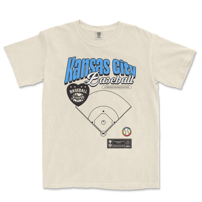 KANSAS CITY BASEBALL PRIDE | Comfort Colors Vintage Tee