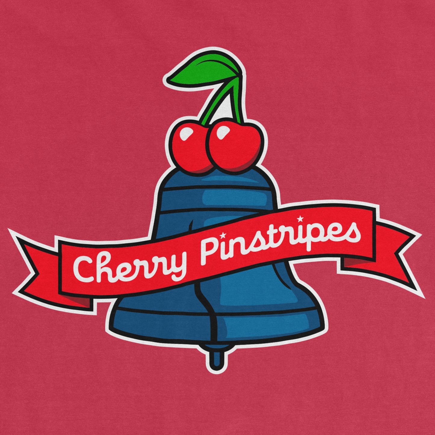 Cherry Pinstripes | T-shirt