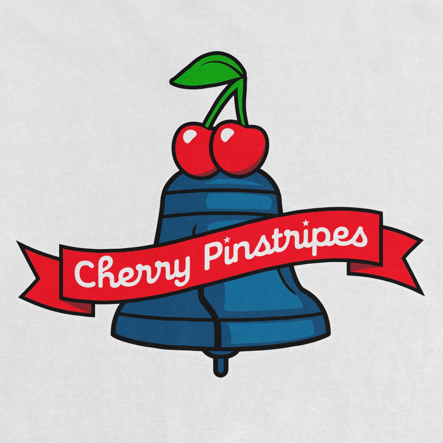 Cherry Pinstripes | T-shirt