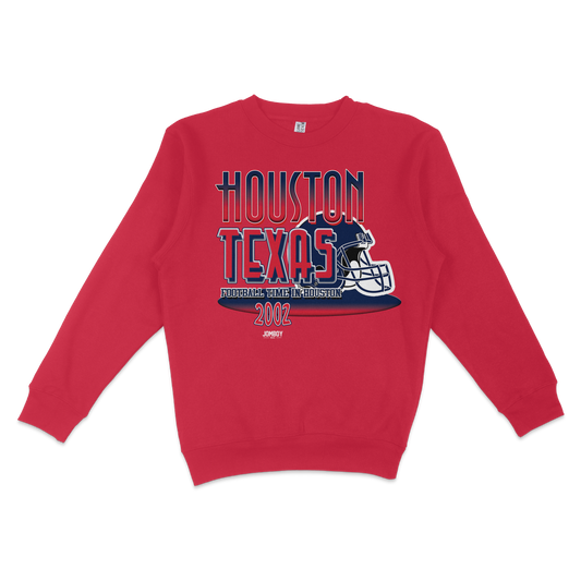 Football Time in Houston | Crewneck Sweatshirt