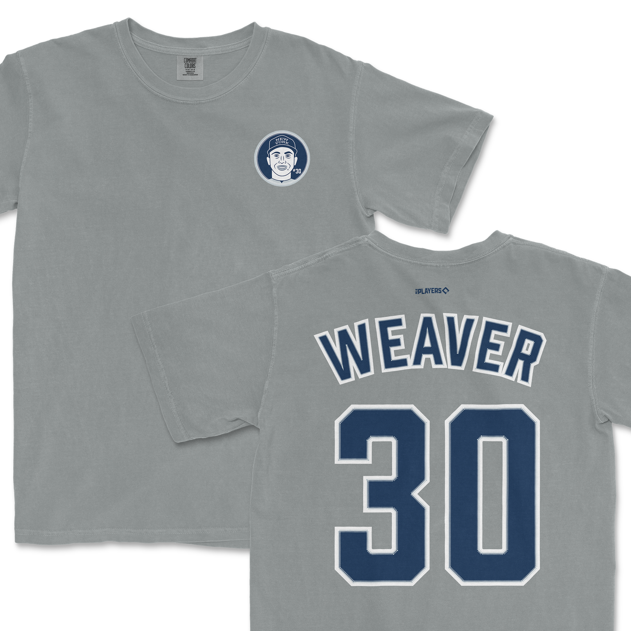Luke Weaver Shirsey featuring a graphic of Weaver on the front and his name and number 30 on the back.