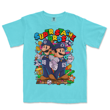 Super Stache Bros! | Comfort Colors Tee