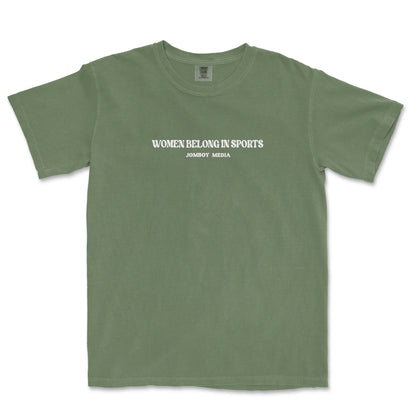 WOMEN BELONG IN SPORTS | Comfort Colors Tee