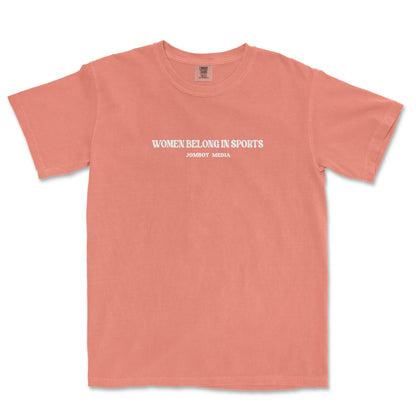 WOMEN BELONG IN SPORTS | Comfort Colors Tee