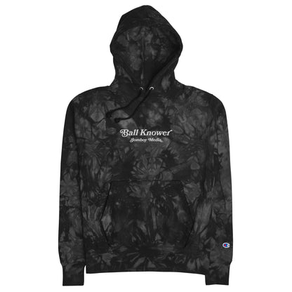 BALL KNOWER | Embroidered Tie-Dye Hoodie