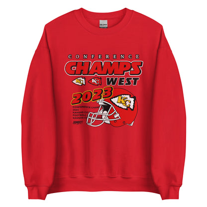 KANSAS CITY CONFERENCE CHAMPS 2023 | CREWNECK SWEATSHIRT