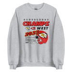 KANSAS CITY CONFERENCE CHAMPS 2023 | CREWNECK SWEATSHIRT