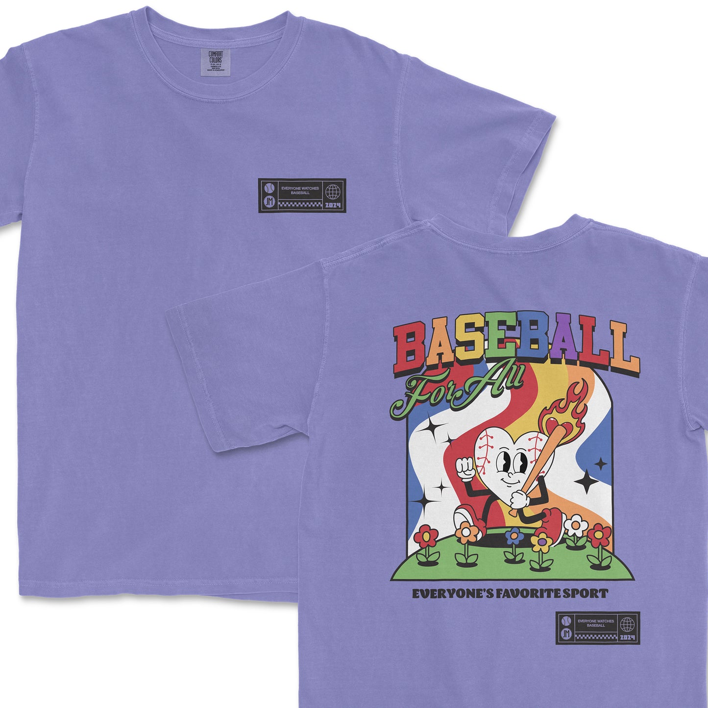 EVERYONE WATCHES BASEBALL | Comfort Colors Tee