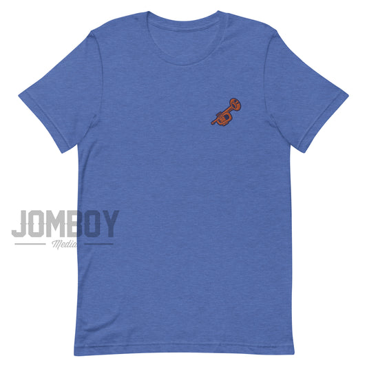 Trumpet Patch | Embroidered T-Shirt