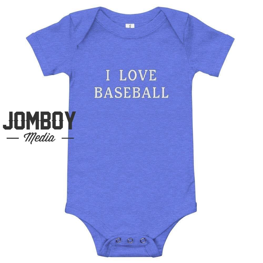 I Love Baseball | Baby Onesie - Jomboy Media