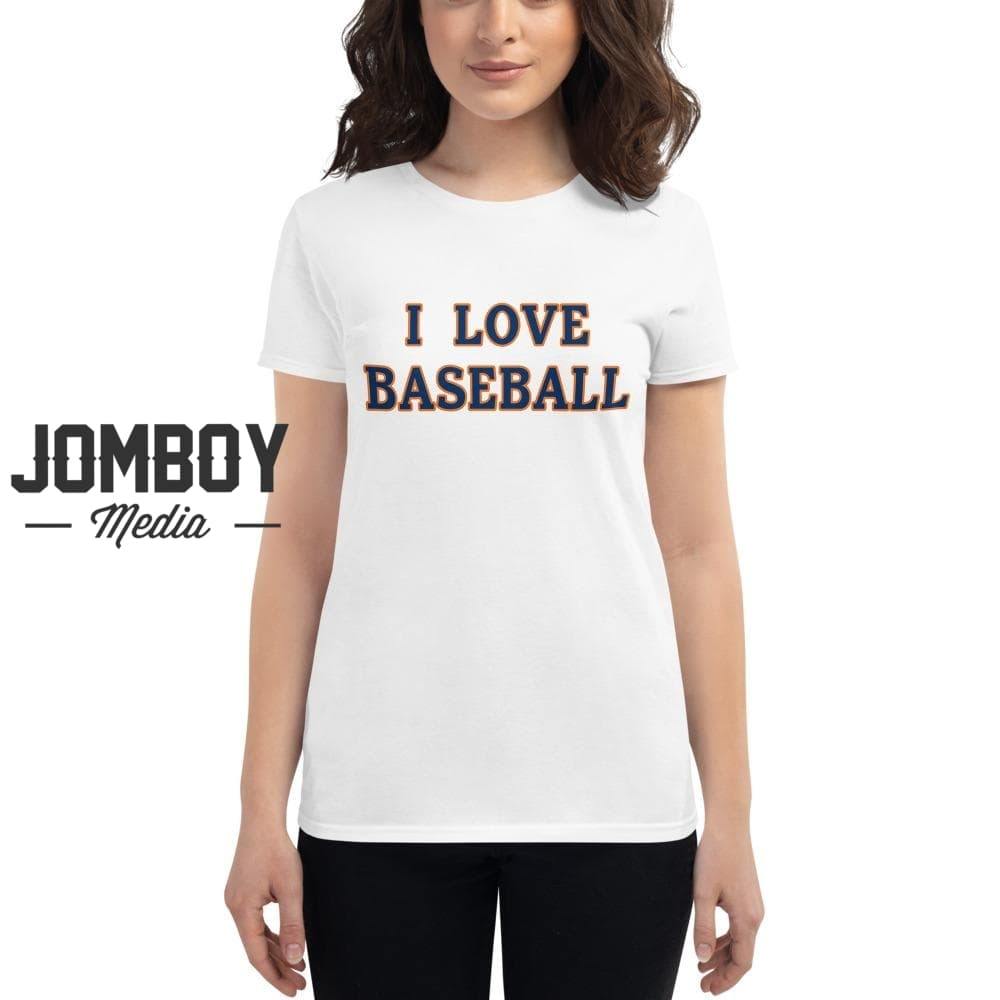 I Love Baseball | Astros | Women's T-Shirt - Jomboy Media