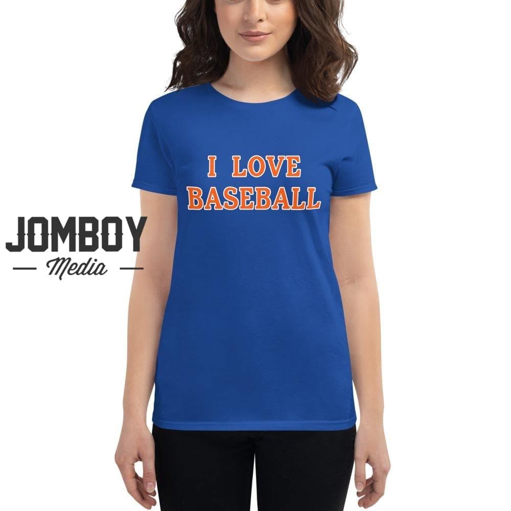 I Love Baseball | Mets | Women's T-Shirt - Jomboy Media