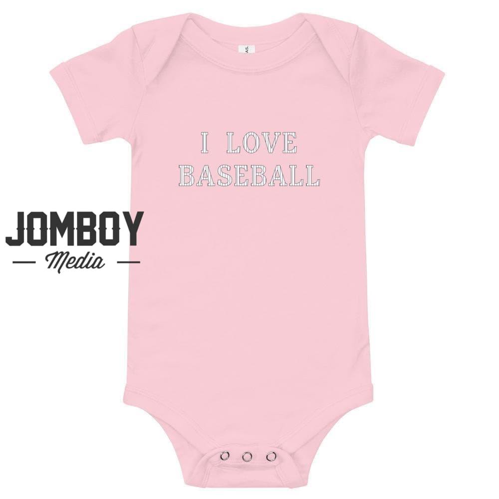 I Love Baseball | Baby Onesie - Jomboy Media
