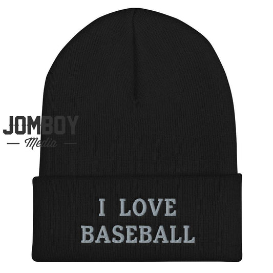 I Love Baseball - Beanie - Jomboy Media
