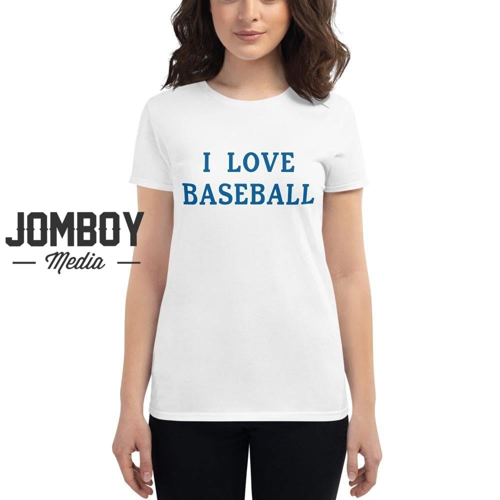 I Love Baseball | Dodgers | Women's T-Shirt - Jomboy Media