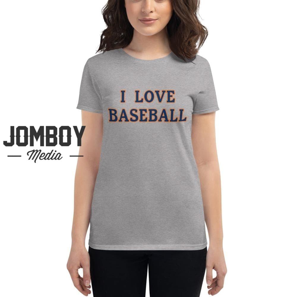 I Love Baseball | Astros | Women's T-Shirt - Jomboy Media