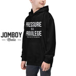 Pressure Is A Privilege | Youth Hoodie - Jomboy Media