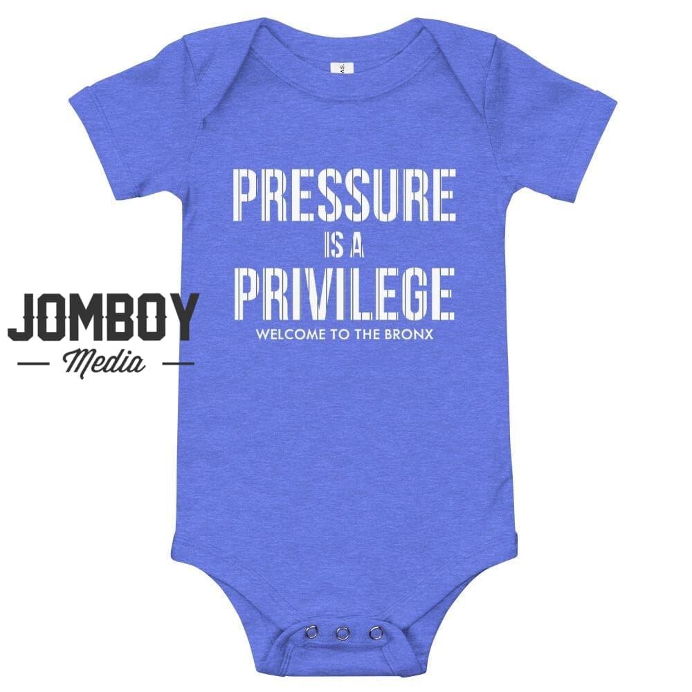 Pressure Is A Privilege | Baby Onesie - Jomboy Media